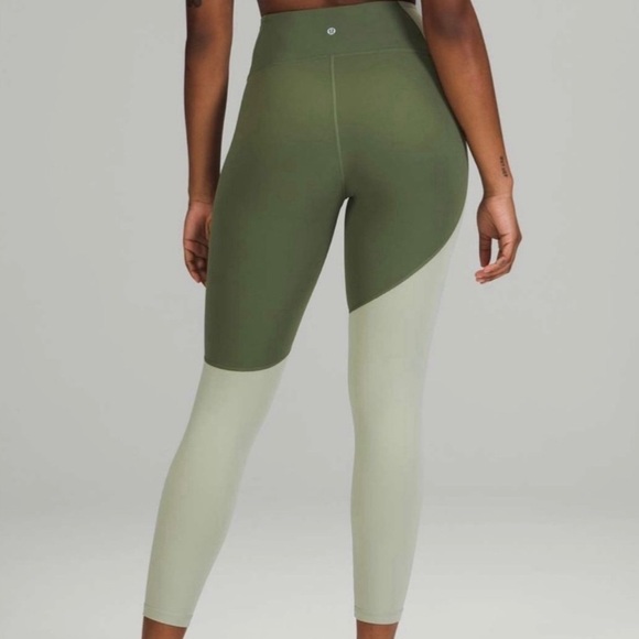 LULULEMON COLOR BLOCK LEGGINGS - Picture 3 of 5